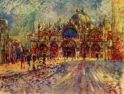 Pierre-Auguste Renoir Markusplatz in Venedig Spain oil painting artist